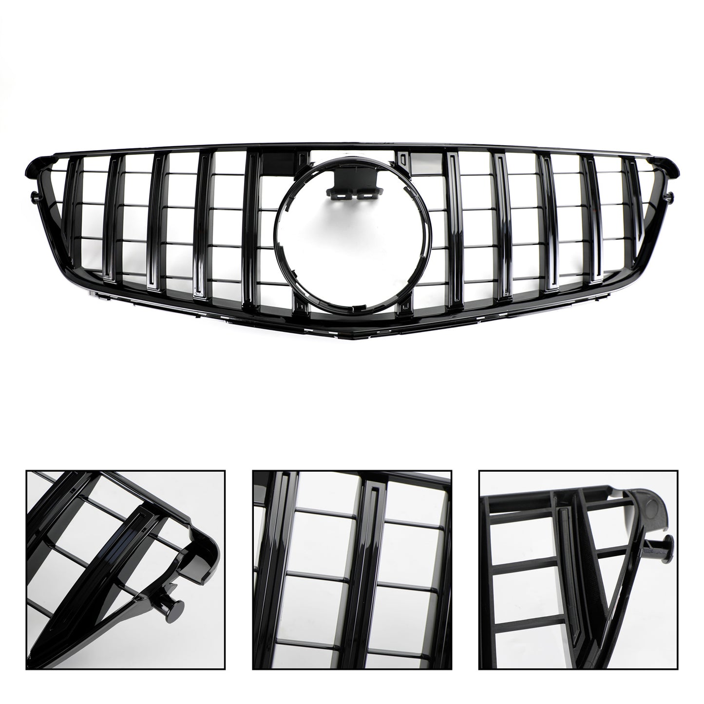 Grille de calandre de pare-chocs avant de Style GTR pour Benz classe C W204 C300 C350 2008-2014