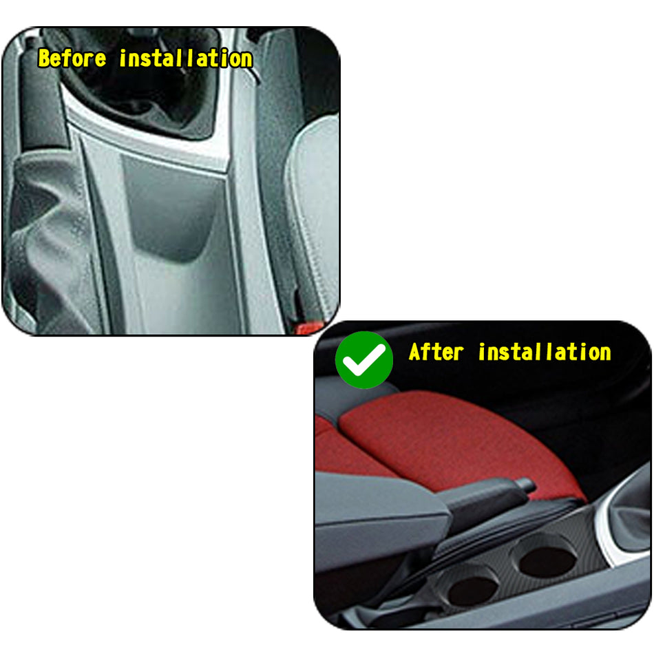 Carbon Fibre Cup Holder Für BMW 1 Serie E81 E82 E87 E88 Hatchback Coupe