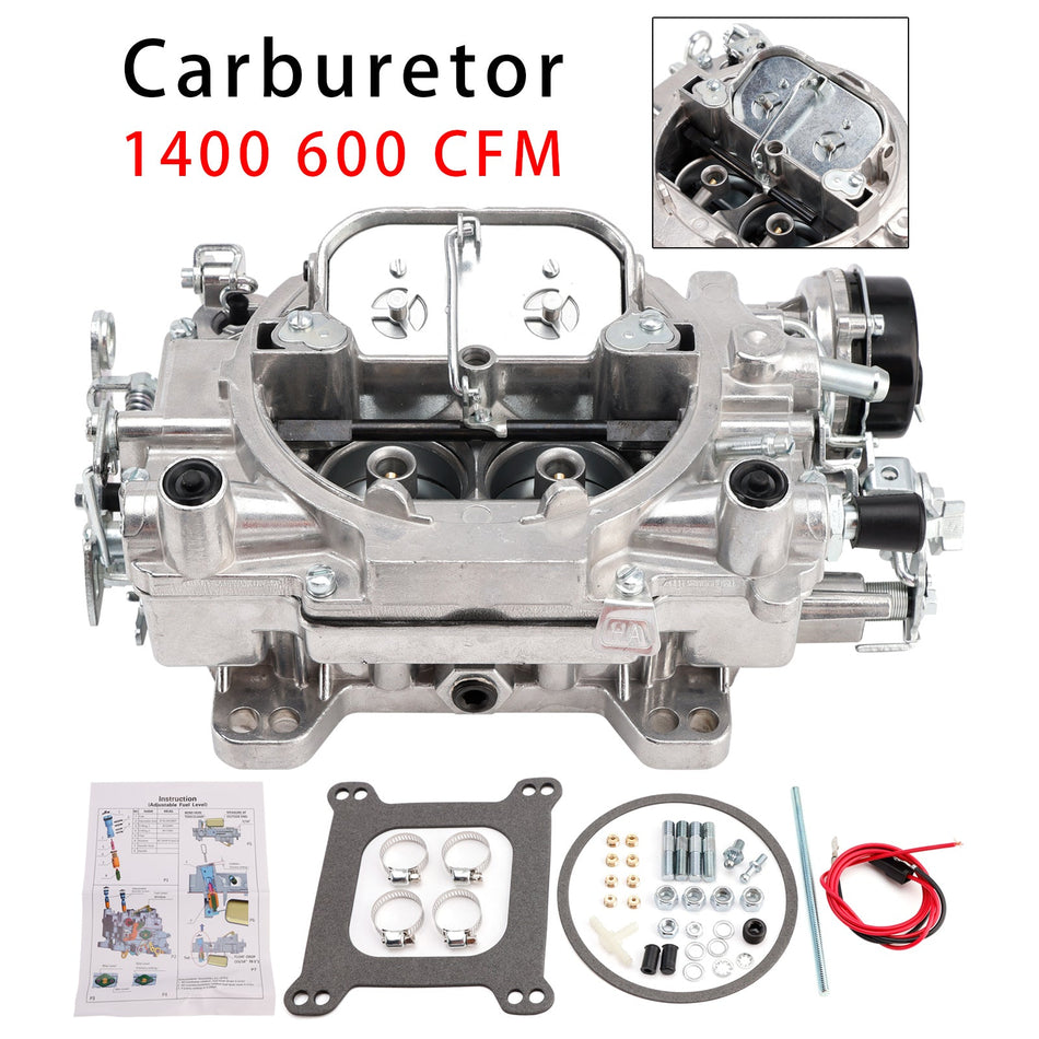 Vergaser 1400 600 CFM 4-fach elektrischer Choke Vierkantbohrung 4-fach Luftventil