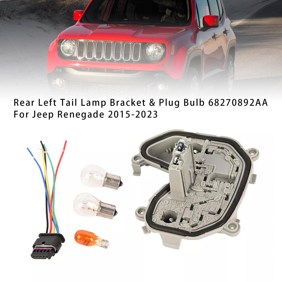 2015-2023 Jeep Renegade Rücklichthalterung hinten links und Steckerbirne 68270892AA
