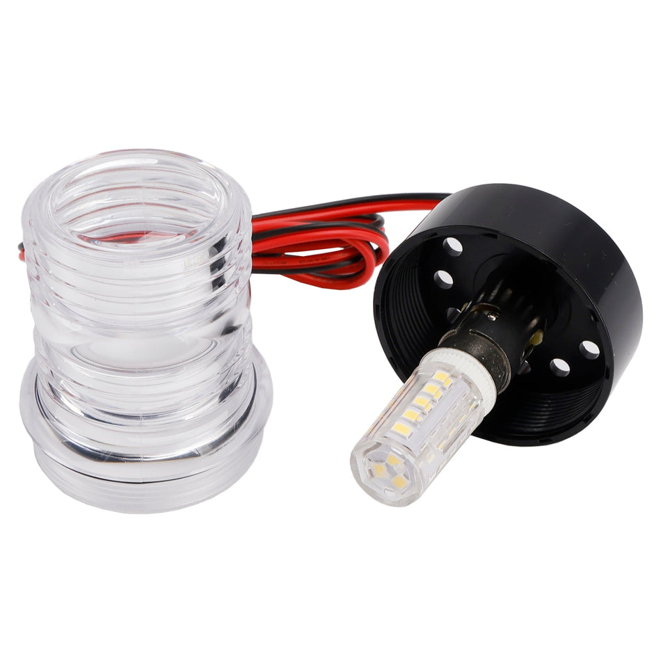 10–24 V DC, 2,7 W, Schutzart IP66, Navigationssignalleuchte, Ankerleuchte, runde Lampe für Schiffe, Boote und Yachten