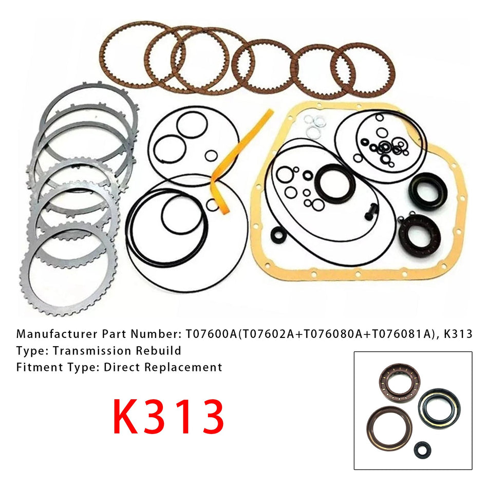 Automatikgetriebe Master Rebuild Kit Überholung K313 Für TOYOTA AURIS COROLLA