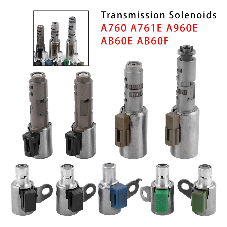 9x Schaltmagnetventile für Toyota Tundra A760 A761E A960E AB60E AB60F