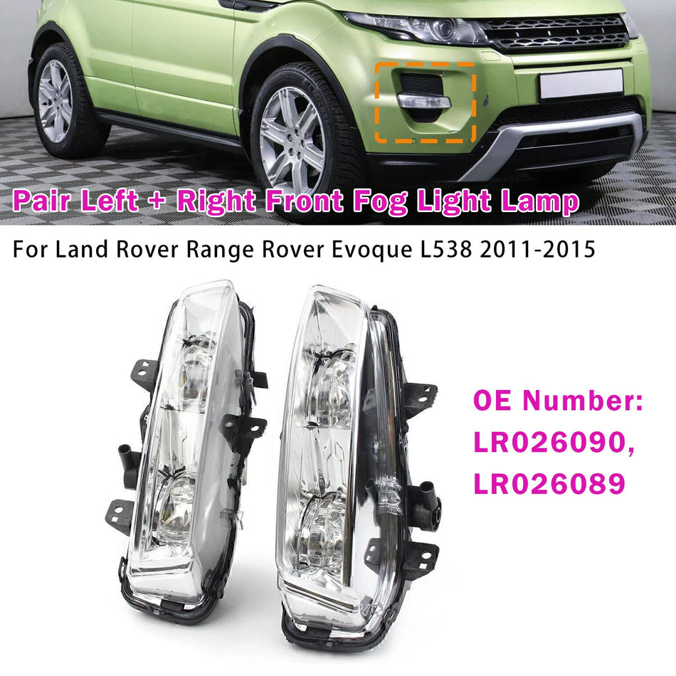 2011–2015 Range Rover Evoque L538 Paar Nebelscheinwerfer vorne links + rechts