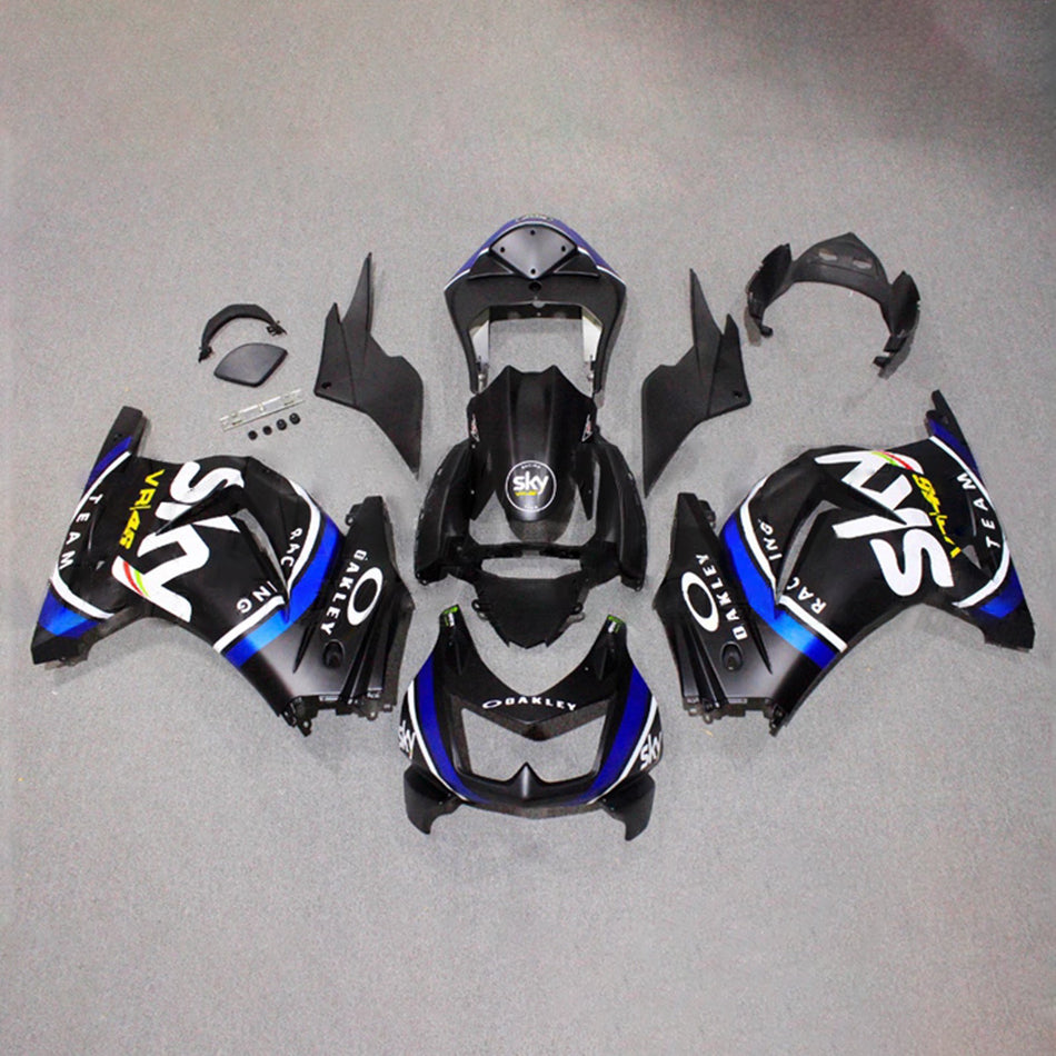 Verkleidungssatz aus ABS-Kunststoff, passend für Kawasaki EX250 Ninja250R 2008-2012