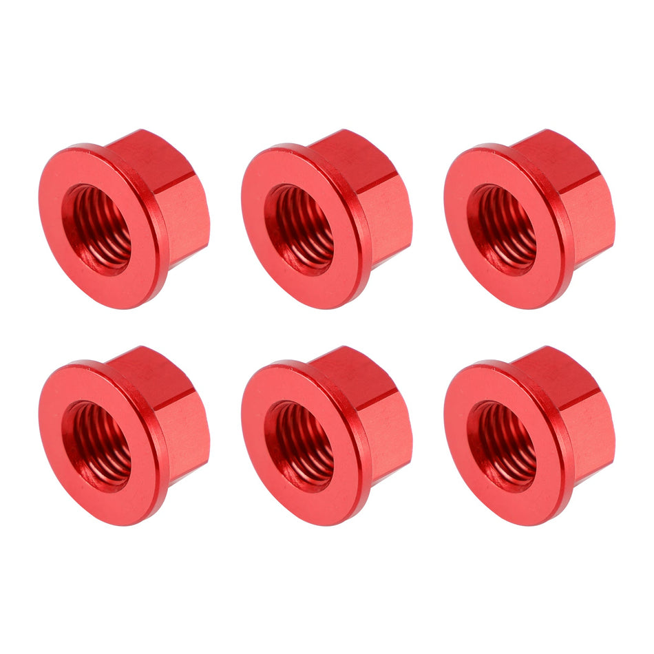 Ritzelmutternsatz M10x1,25 Rot für Yamaha YZF-R1 98-14, R3 15-18, YZF-R6 03-21