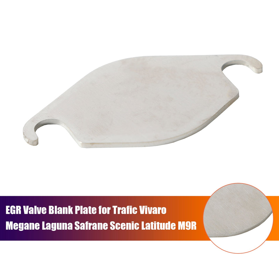 EGR-Ventil-Blindplatte für Trafic Vivaro Megane Laguna Safrane Scenic Latitude M9R
