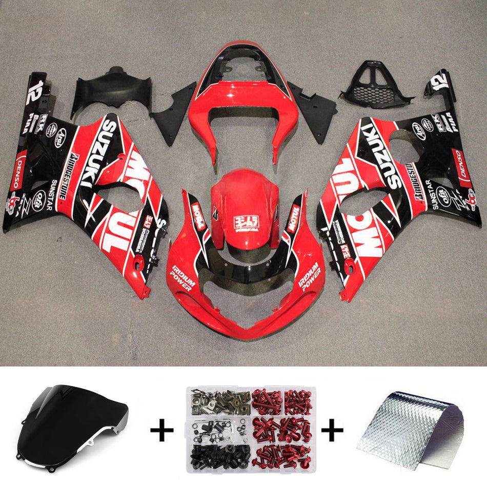 Verkleidungssatz aus ABS-Kunststoff für Suzuki GSXR1000 2000-2002 K1 K2