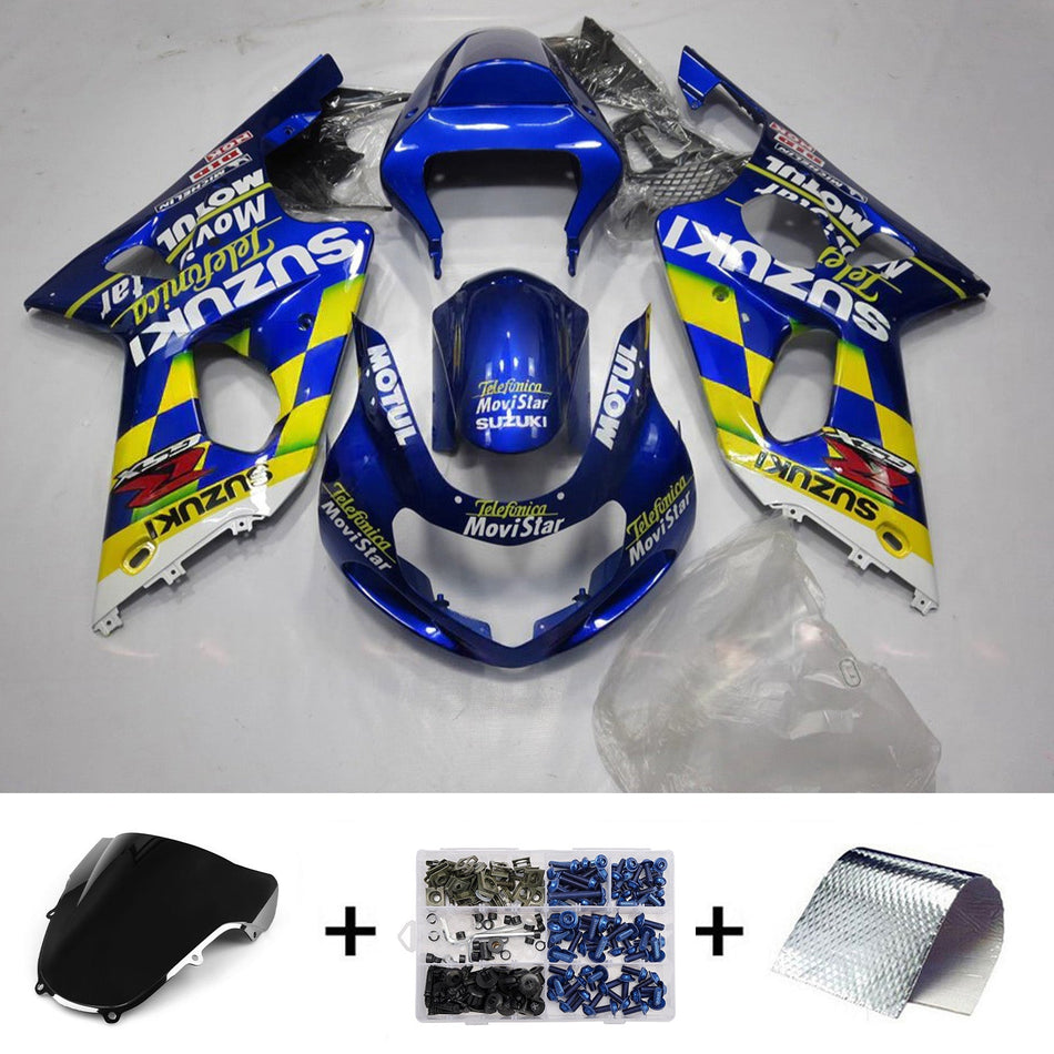 Verkleidungssatz aus ABS-Kunststoff für Suzuki GSXR1000 2000-2002 K1 K2