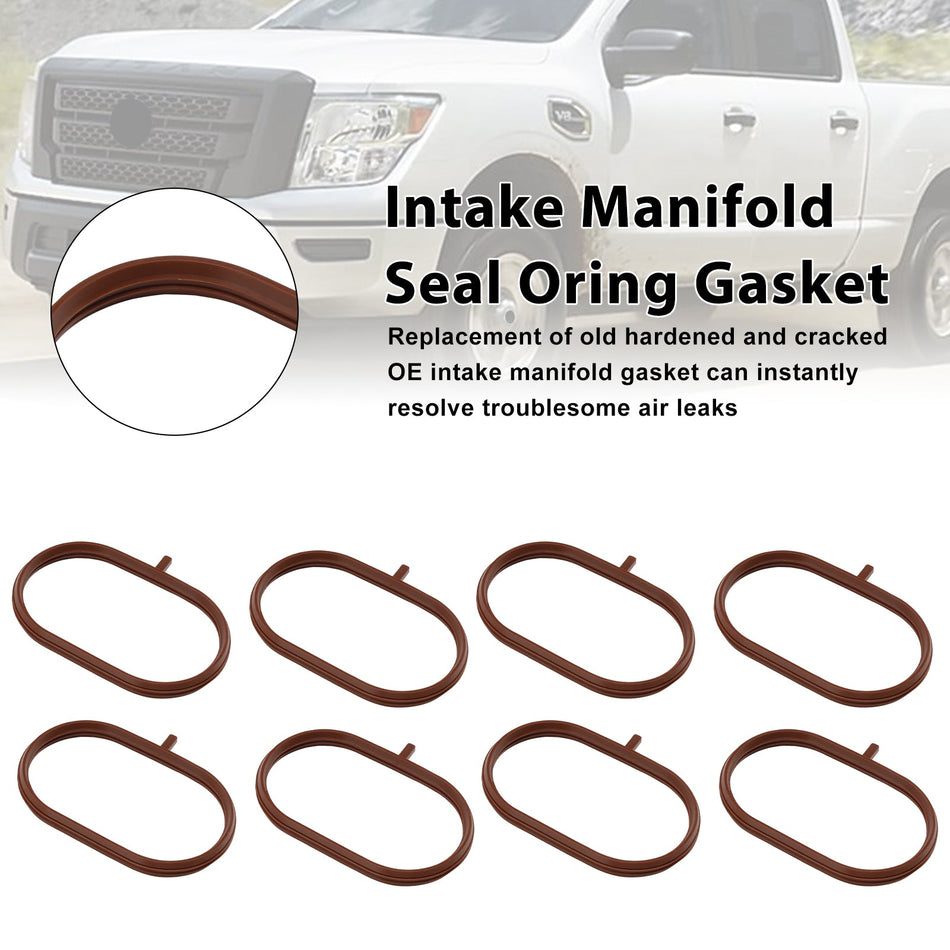 8PCS Ansaugkrümmerdichtung Fit Nissan Titan XD 2016-2024 Fit Armada 2017-2024