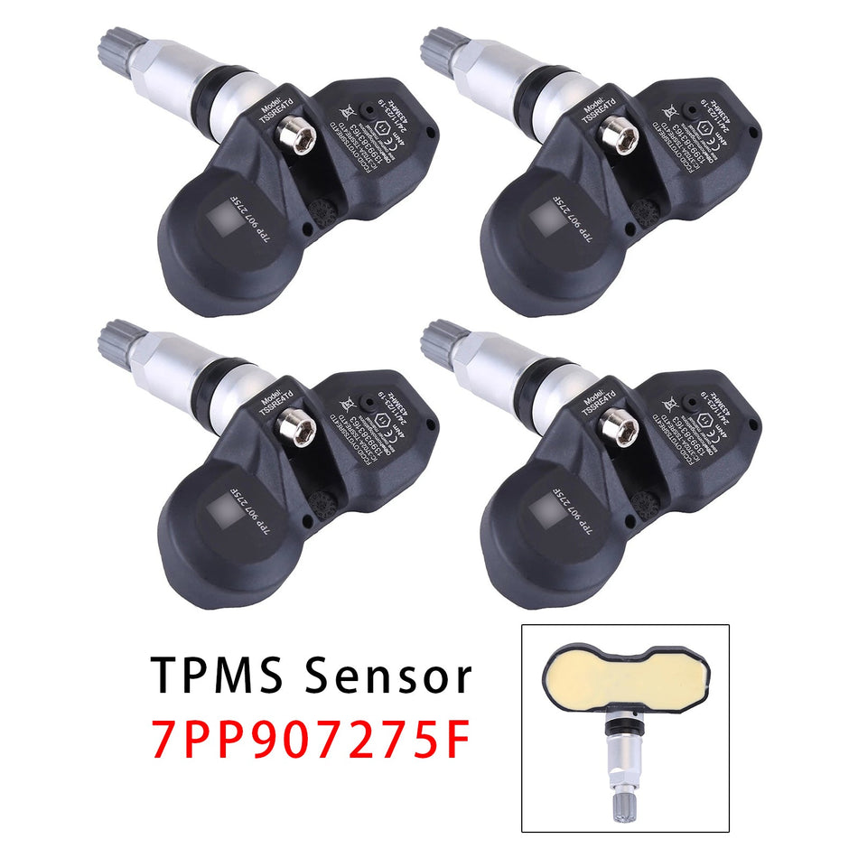 4X TPMS Reifendrucksensor für Audi A4 A6 A8 Q7 R8 Porsche Ferrari 7PP907275F