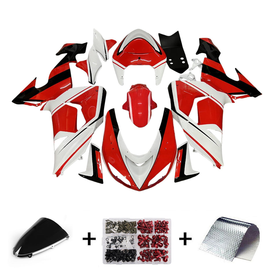 Injection Verkleidung Kit Karosserie Kunststoff ABS fit Für Kawasaki ZX10R 2006-2007
