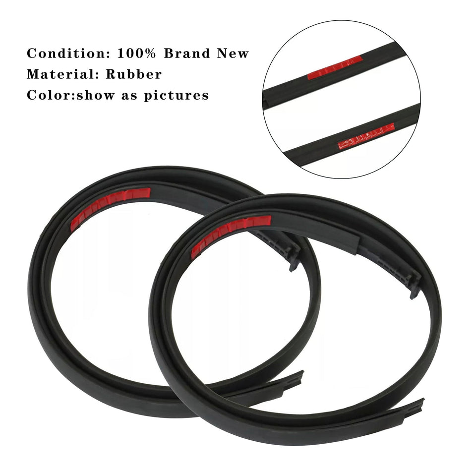 2007-2020 Toyota Tundra DOUBLE CAB 2PCS Dachtropfleiste Trim links &amp; rechts Seite Gummi