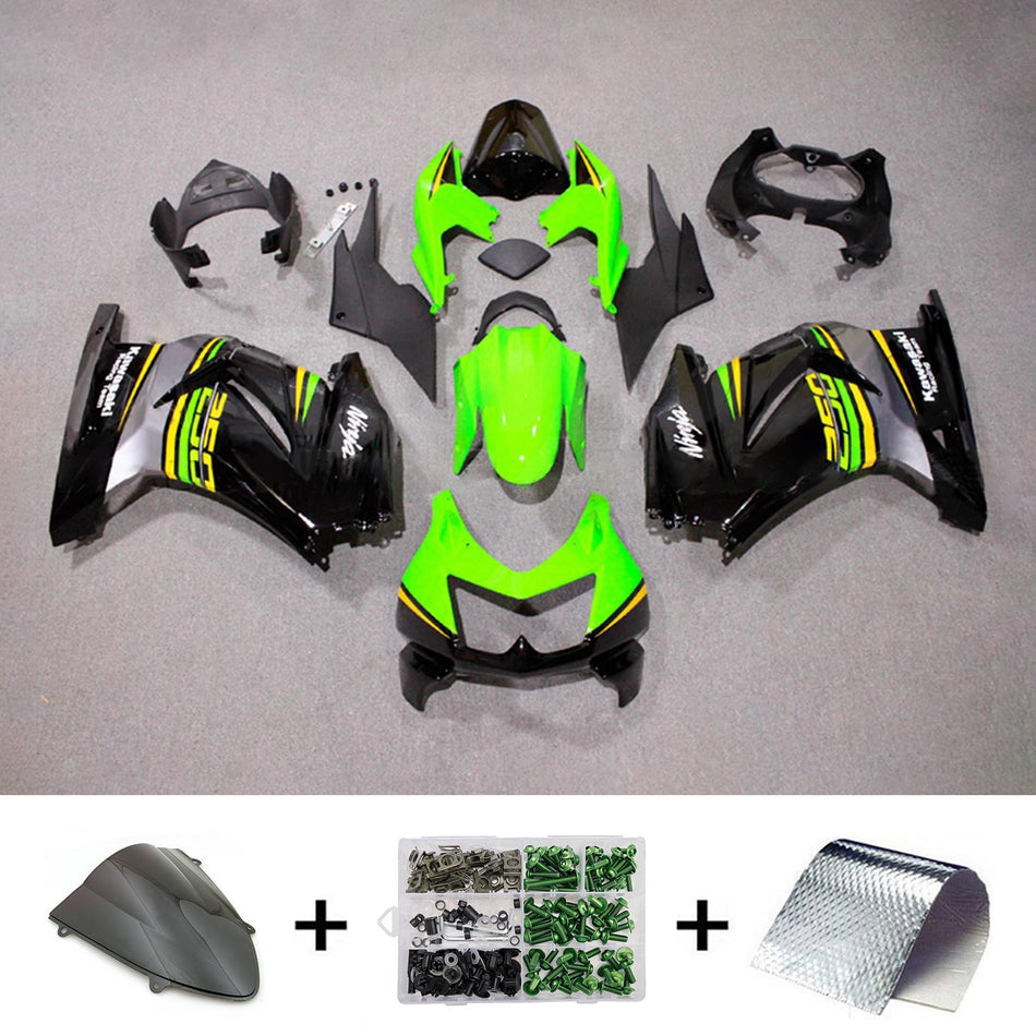Verkleidungssatz aus ABS-Kunststoff, passend für Kawasaki EX250 Ninja250R 2008-2012
