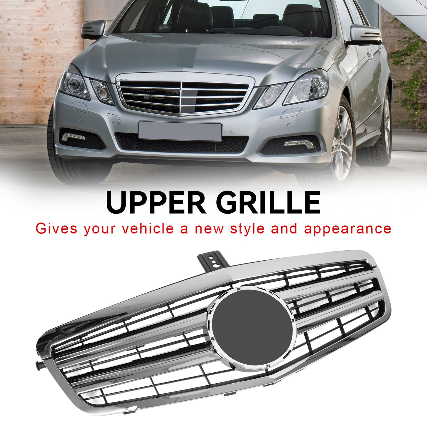 Front Bumper Grille Grill Für Mercedes-Benz W212 E Class E350 E550 2010-2013