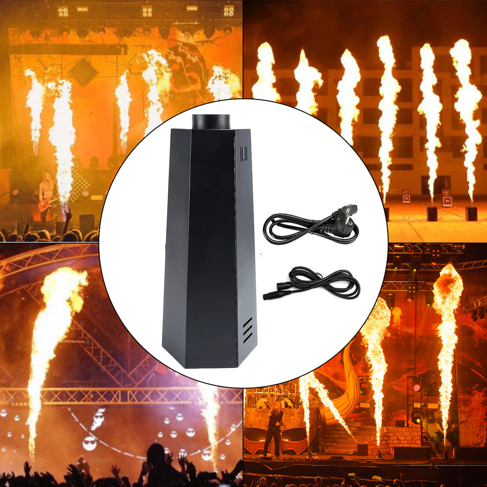 200W Flammsprühprojektor DMX DJ Stage Fire Effect Aerosol Flame Machine