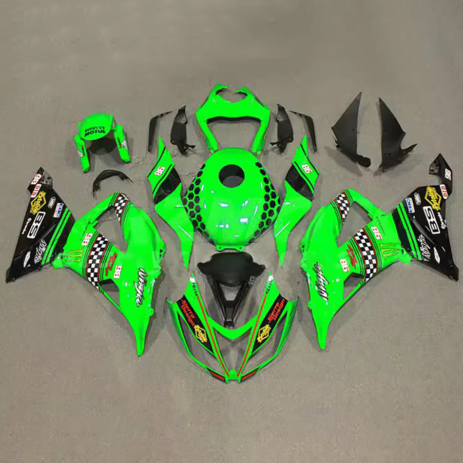 Verkleidungssatz aus ABS-Kunststoff, passend für Kawasaki ZX6R 636 (2013–2018)