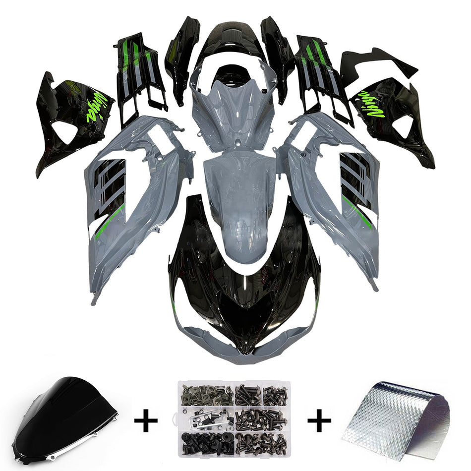 Injection Verkleidung Kit Karosserie fit Für Kawasaki ZX14R ZZR1400 2012-2025