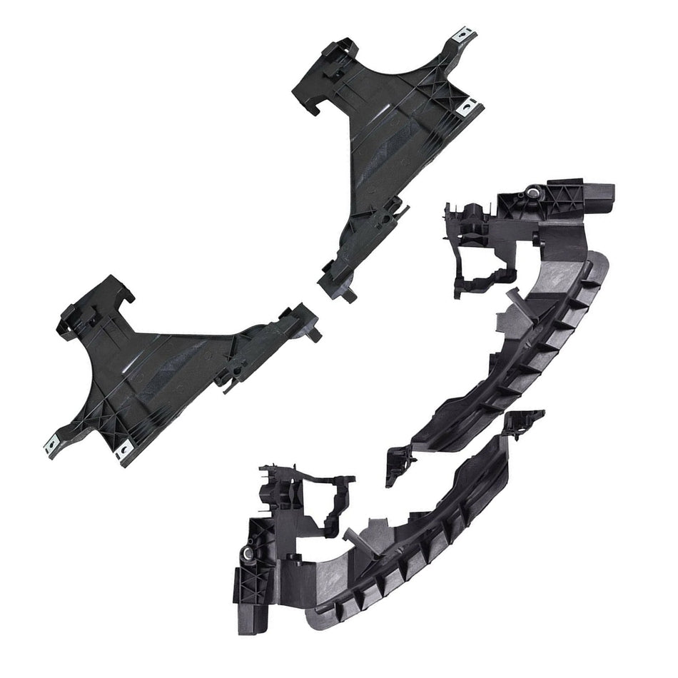 2013–2016 Audi allroad Facelift 4-teiliges Frontscheinwerfer-Montageplatten-Set