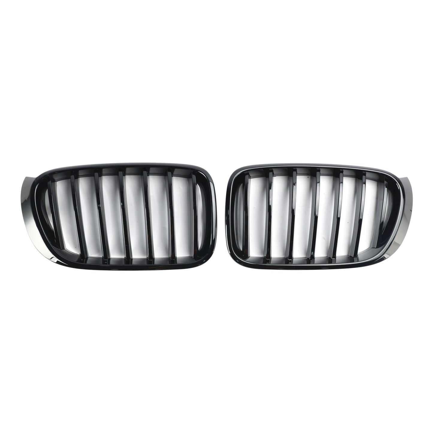 Glänzend schwarz Frontstoßstange Nierengrill Grille für BMW X3 X4 F25 F26 2014-2017