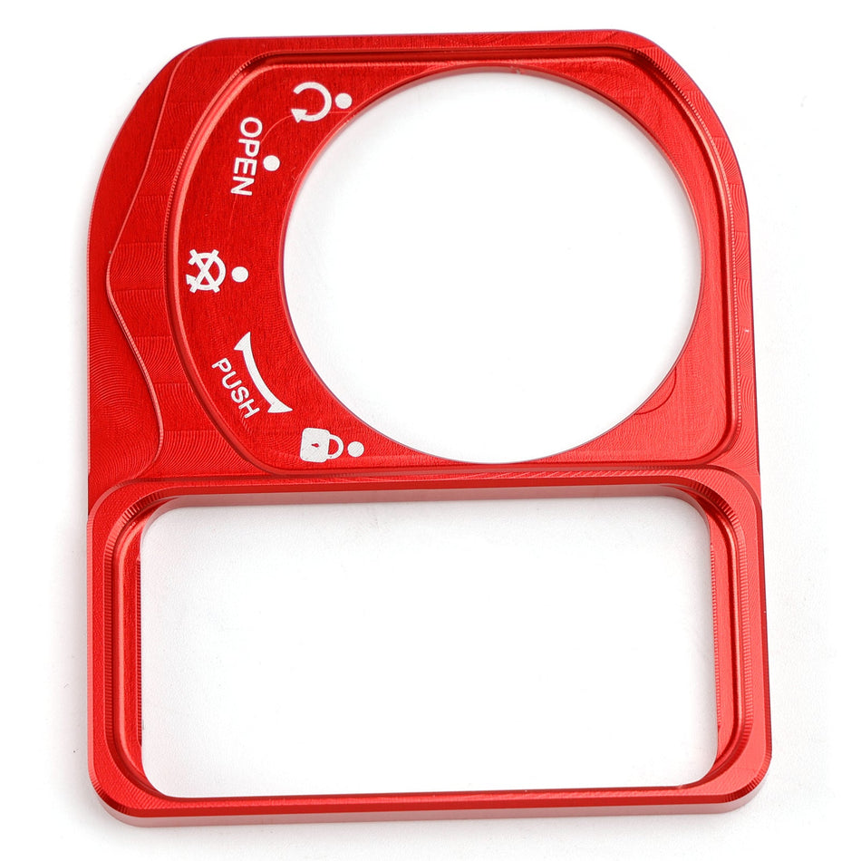 Rote Zündschalterabdeckung aus Aluminium für Honda PCX150, PCX125, PCX160, ADV150