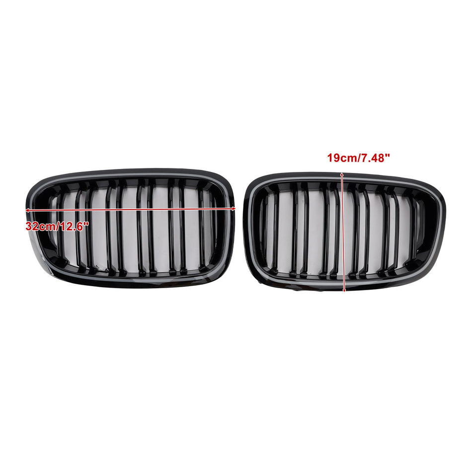 2012-2014 BMW 1er F20 F21 2-teiliger Frontstoßstangen-Nierengrill 551137239021