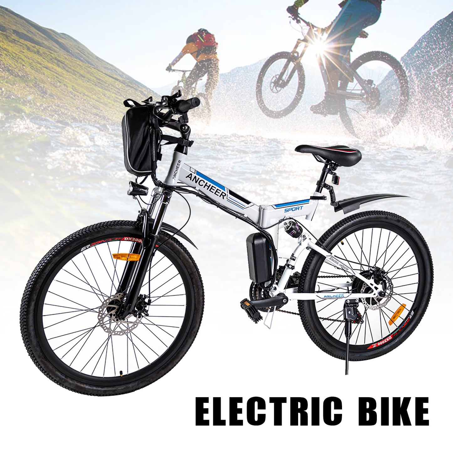 26" 36V 8AH 250W 21speed Mountainbike Elektrofahrrad Faltrad Ebike