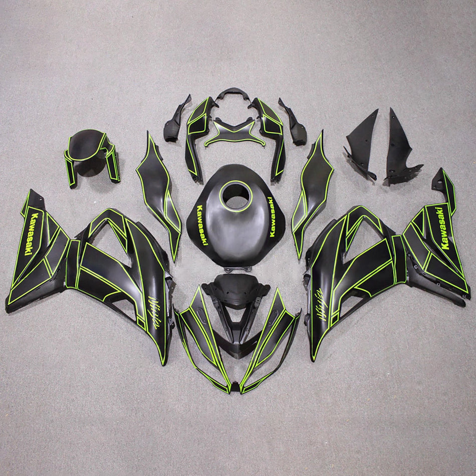 Verkleidungssatz aus ABS-Kunststoff, passend für Kawasaki ZX6R 636 (2013–2018)