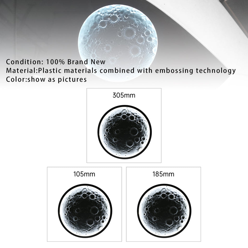 Auto Heckscheibe Lampe Seitenleuchte Geprägte Mond Dekorative Lampe