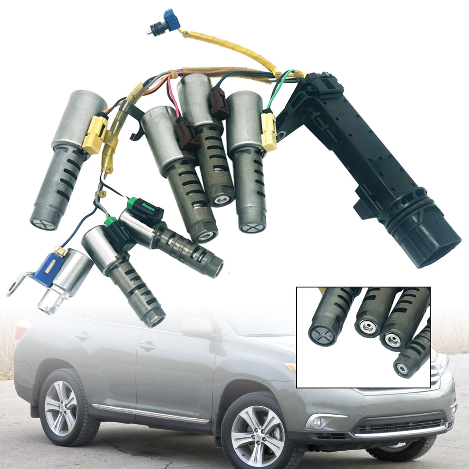 2009-2017 TOYOTA CAMRY 2,4 l 2,5 l U760E Trans-Magnetschalter mit Kabelbaum, 6-Gang