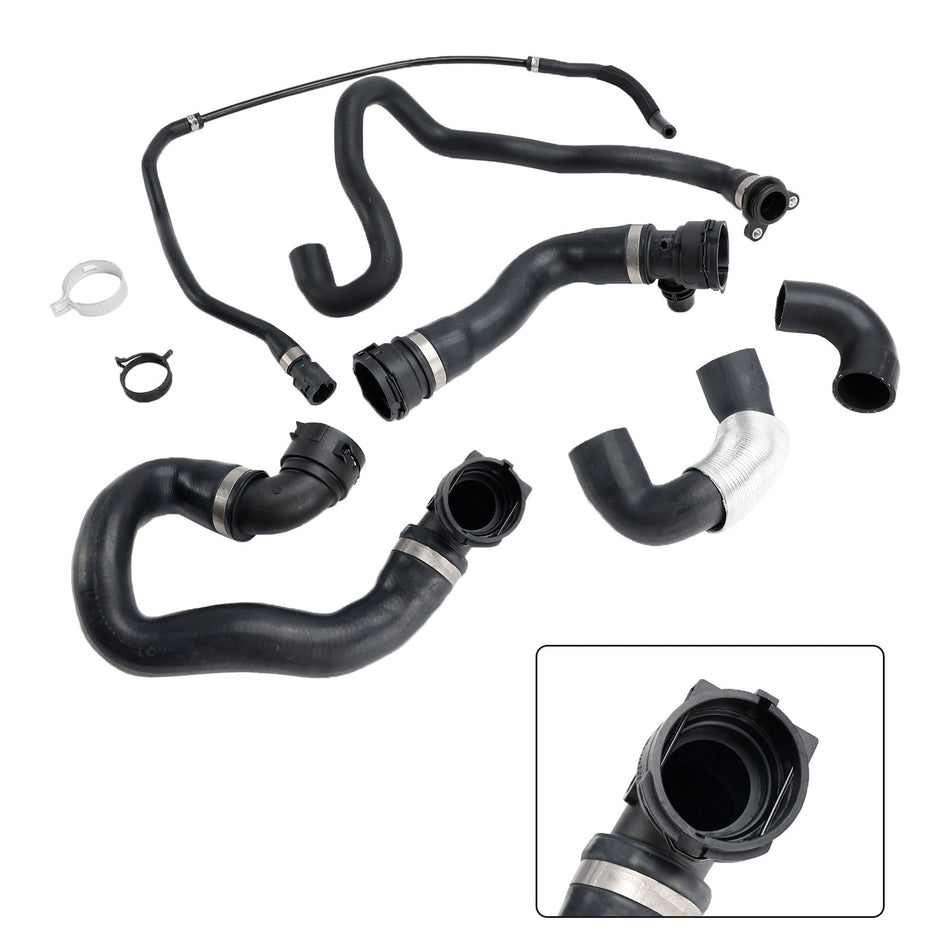 2007-2010 BMW 335i 6-teiliges Kühlerkühlmittelschlauch-Rohrset 17128634285