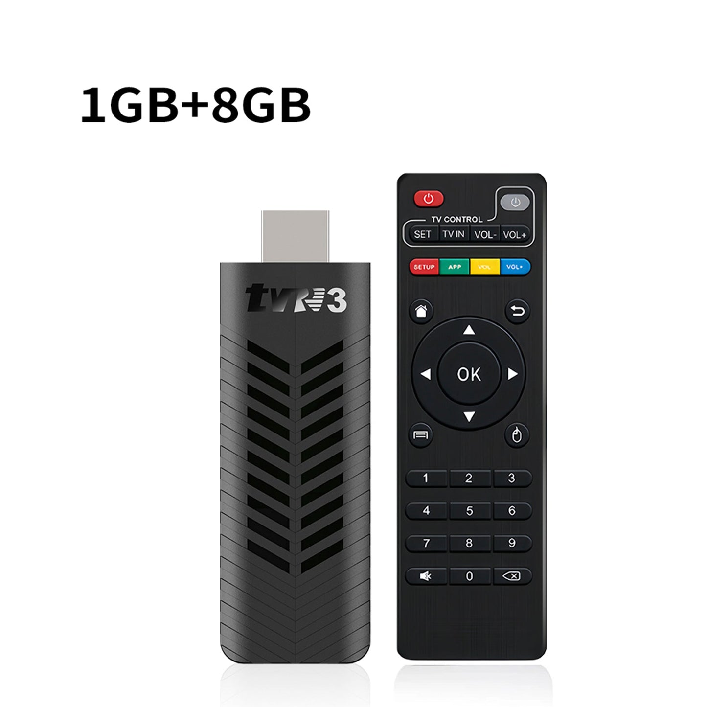 TVR3-S TV-Stick Android 14.0 Ram 1 GB ROM 8 GB Dongle Set-Top-Box 4K-Player TV BOX