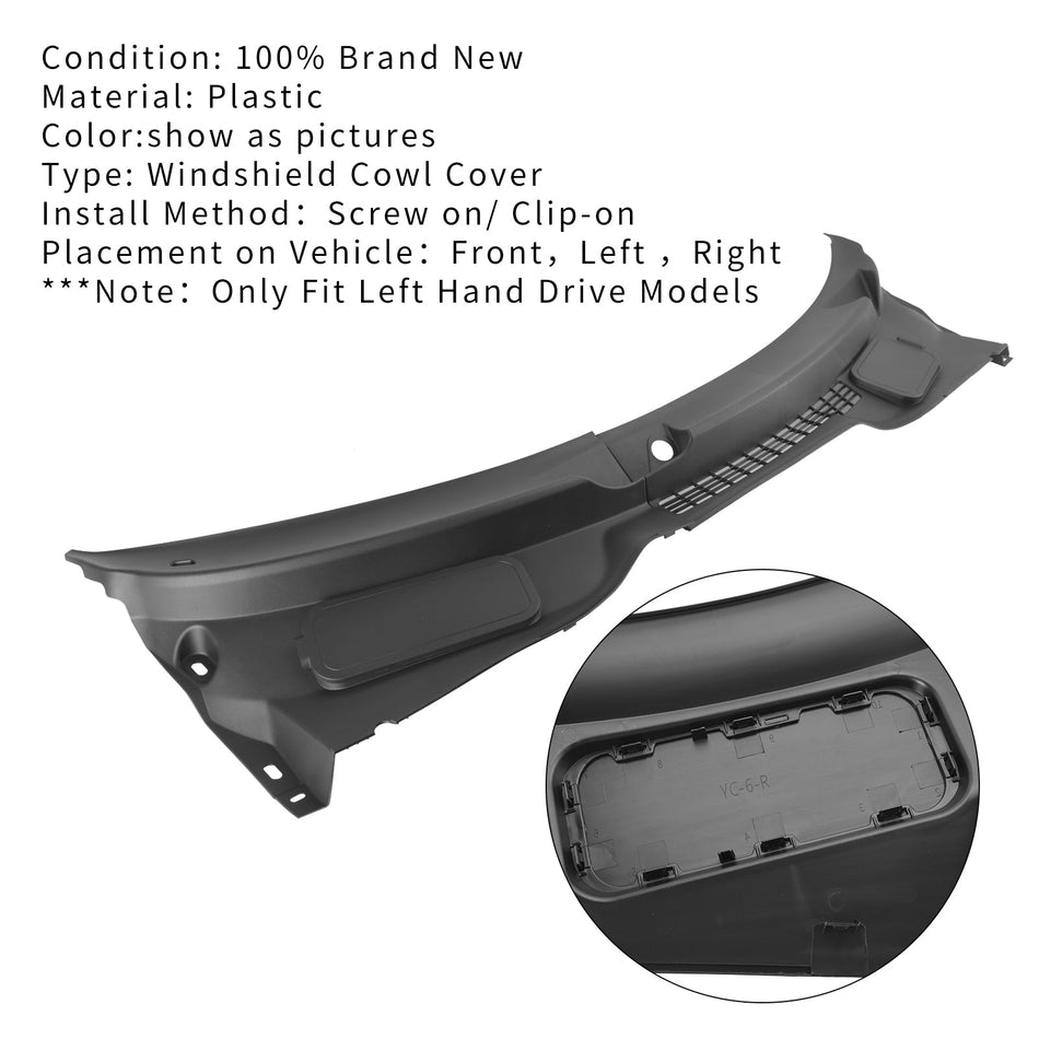 2010-2016 Mini Cooper Countryman R60 Windschutzscheibenverkleidung 51719808095+51719808096