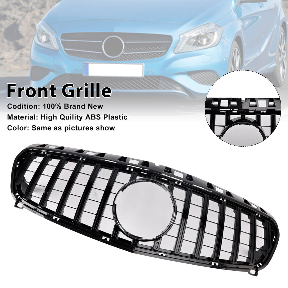 GTR Style Front Bumper Grill Grille Für Mercedes Benz A CLASS W176 2013-2015