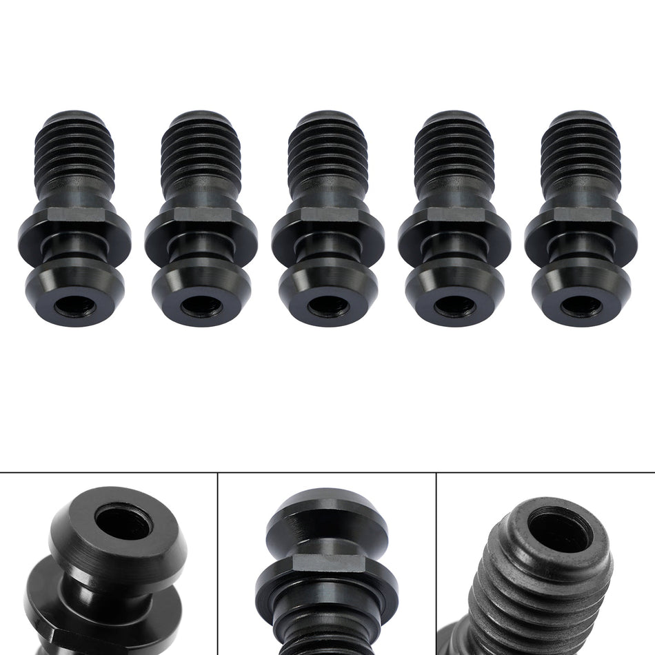 5 Stücke CAT40 45 ° 0,740 "Anzugbolzen-Halteknopf Passend für Mazak Fadal CNC Schwarz