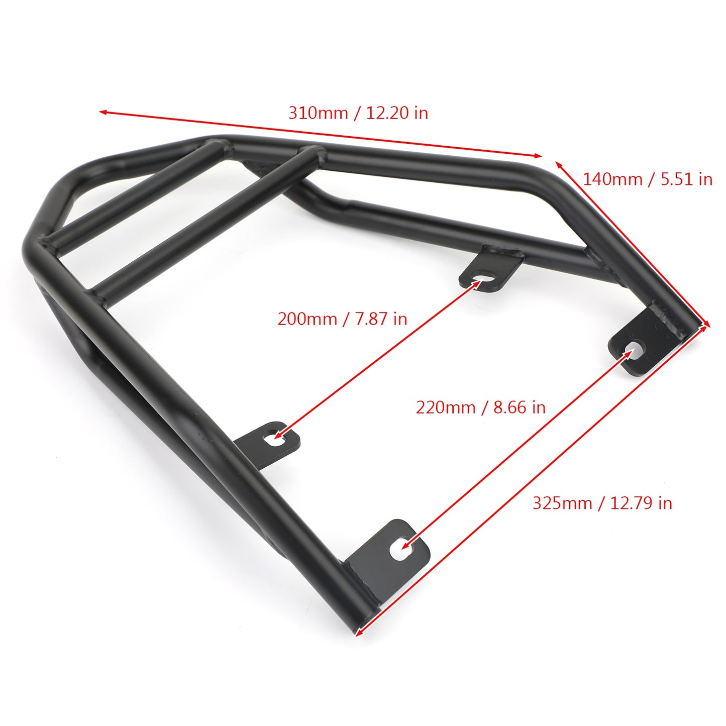 Rear Carrier Luggage Rack Black Fit for Ducati Scrambler 400 803 Sixty2 16-2019