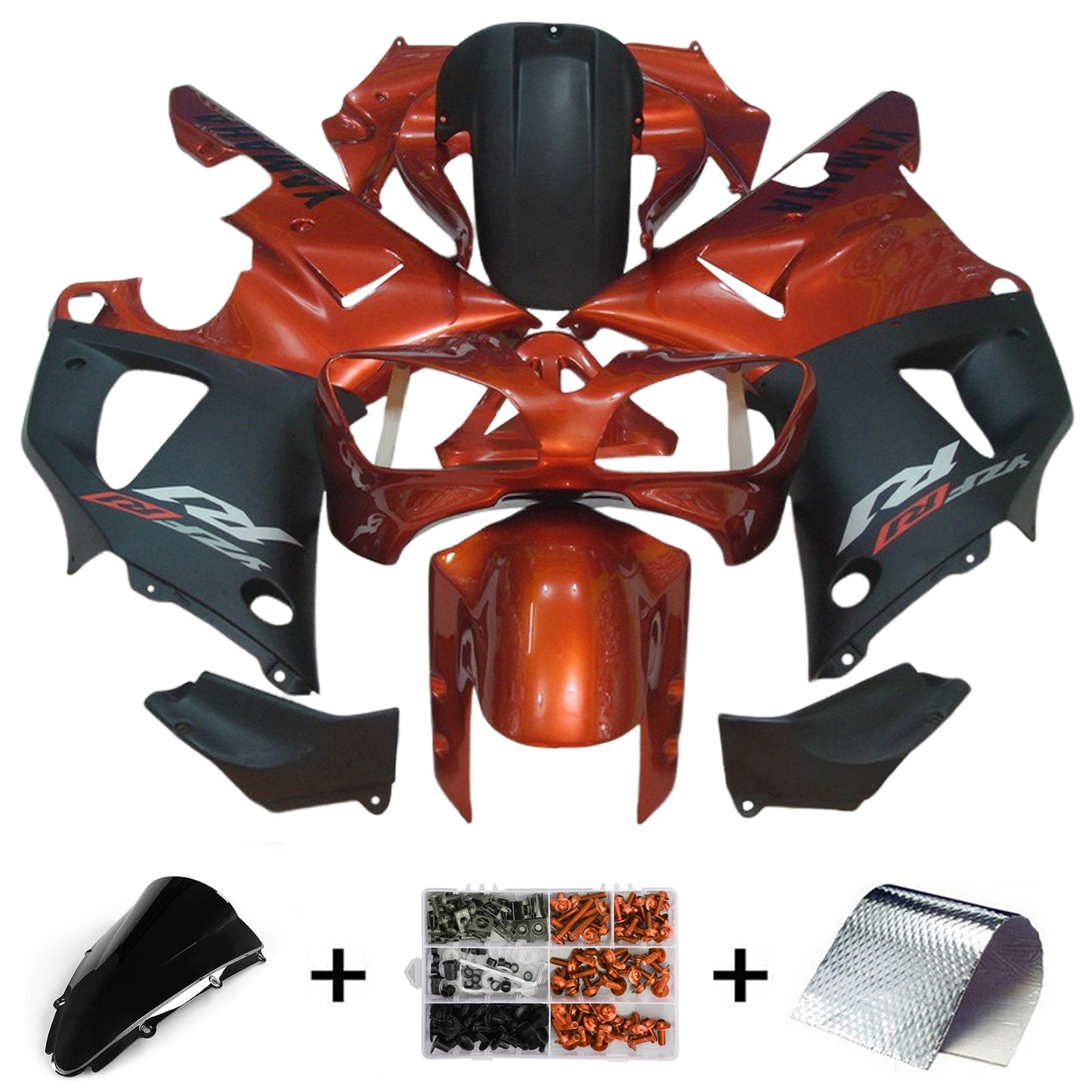 2000-2001 Yamaha YZF 1000 R1 Einspritzverkleidungssatz Karosserie Kunststoff ABS