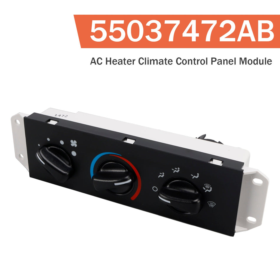 1999–2004 Jeep Wrangler Klimaanlagen-Heizungs-Klimasteuerungsmodul 55037472AB P55037472AB
