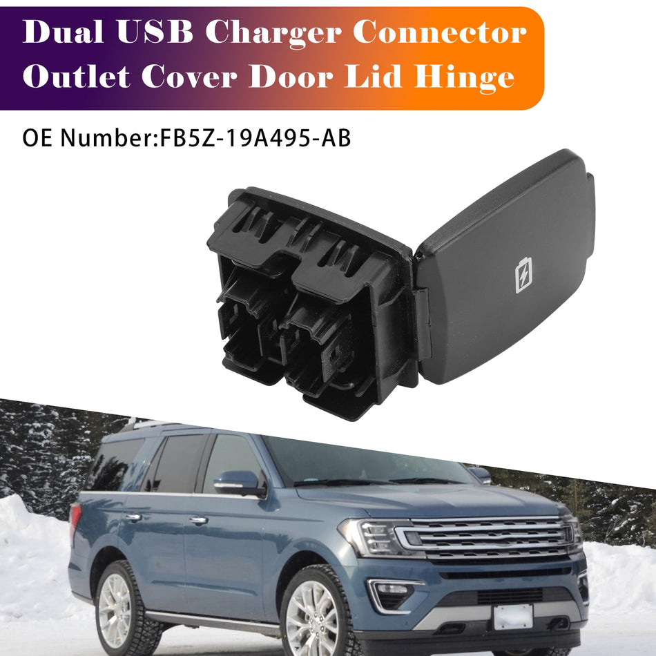 Abdeckung für Doppel-USB-Ladeanschluss FB5Z-19A495-AB für F-Super Duty Navigator 16-21