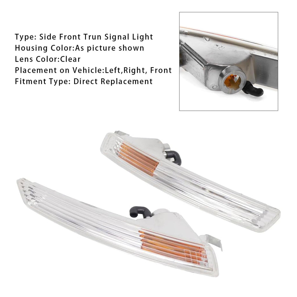 2006-2010 VW Käfer Paar Frontstoßstange Blinker ohne Leuchtmittel 1C0953041R