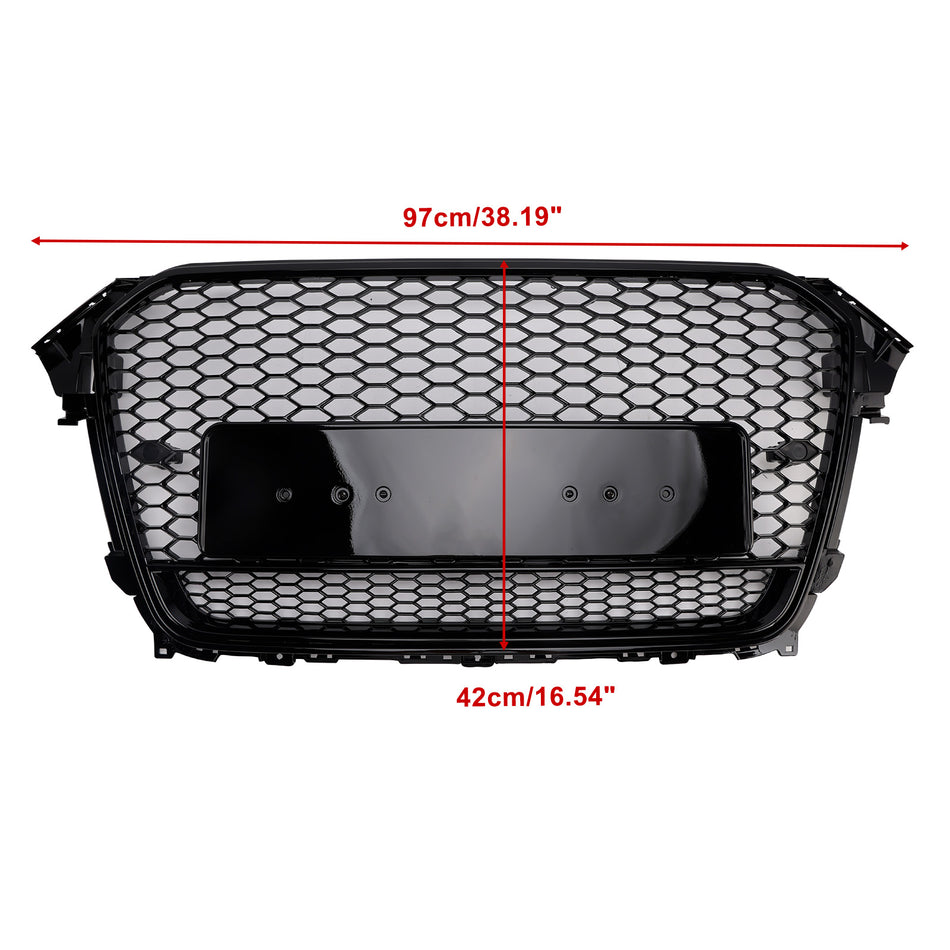 RS4 Style Front Bumper Grille Grill Für Audi A4 S4 B8.5 2013-2016 w/ Quattro