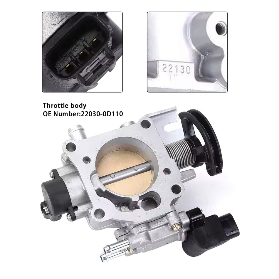 Drosselklappengehäuse 22030-0D110 Für Toyota Corolla Matrix 2003-2005 1.8L
