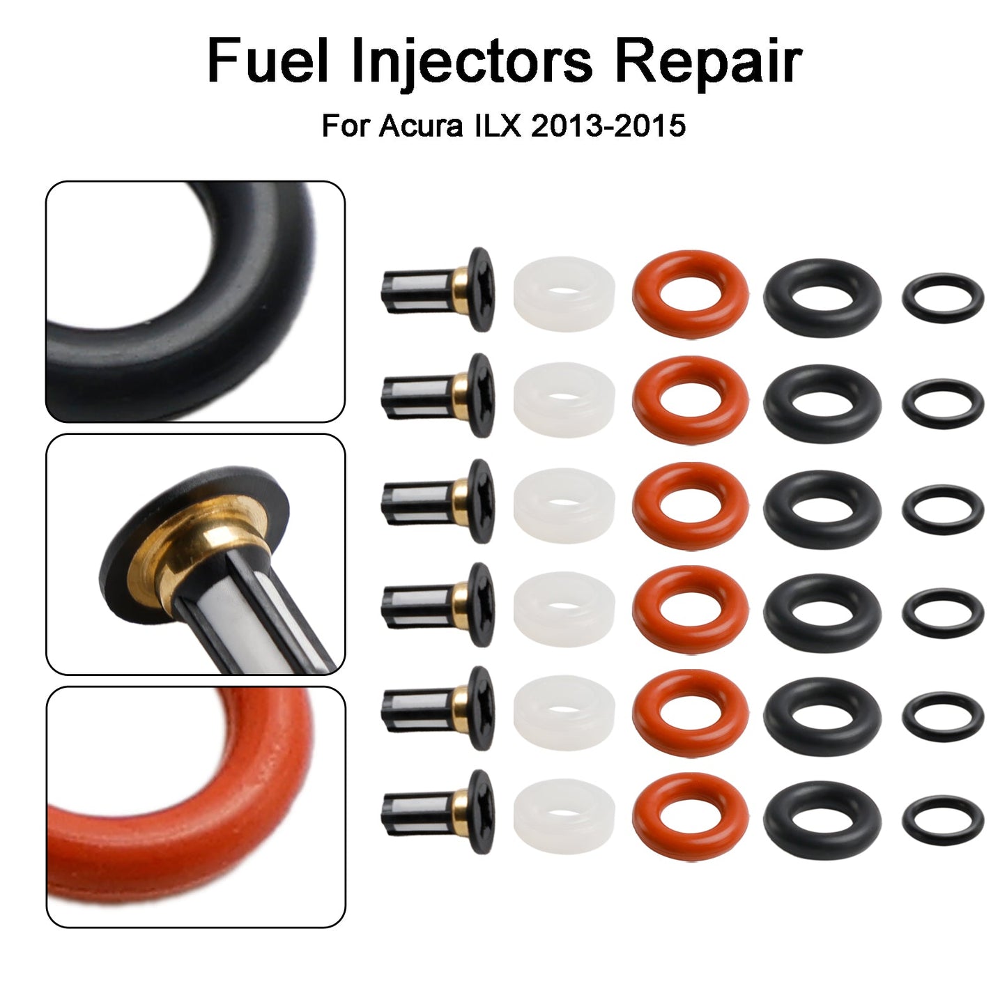 Reparatursatz für Einspritzdüsen, passend für Honda Accord Odyssey Pilot TL MDX Vue 3.0L 3.2L