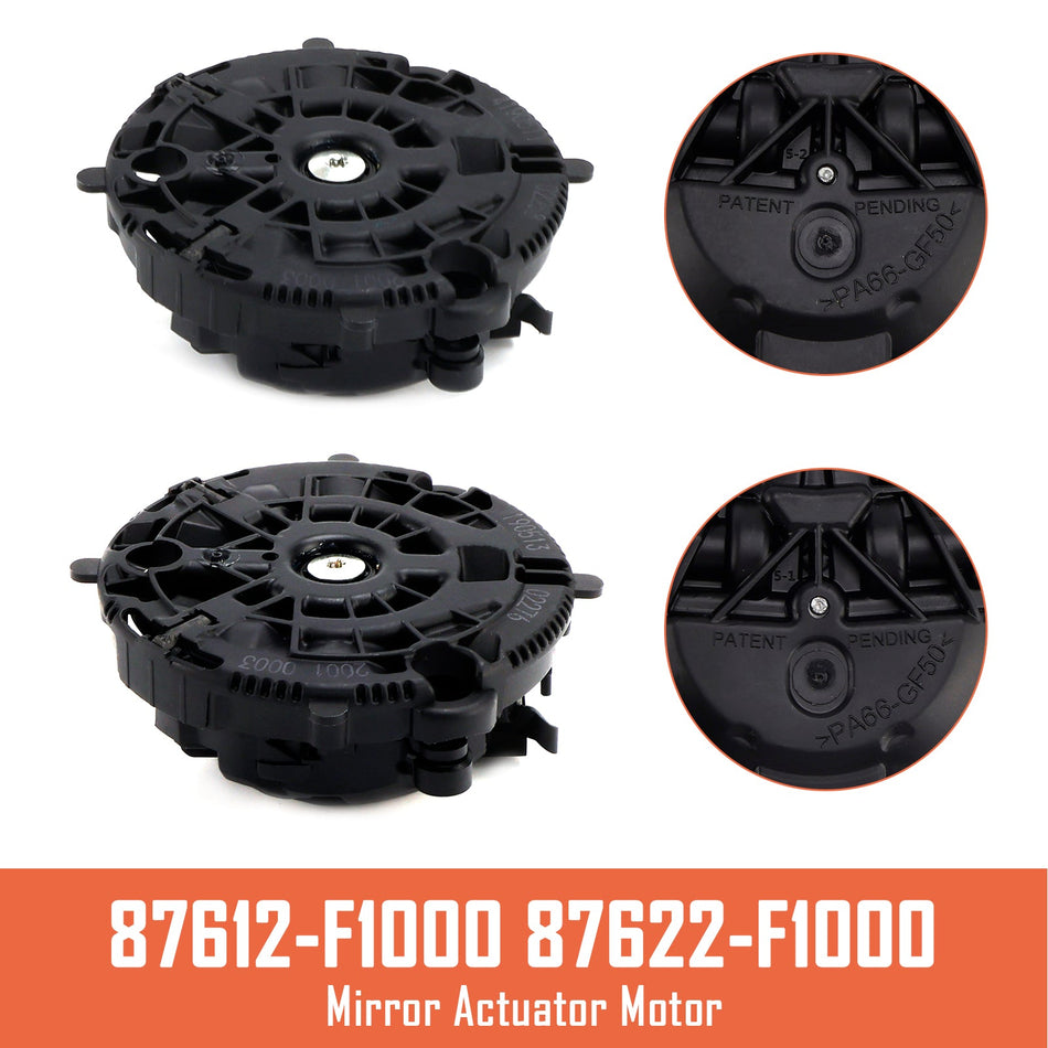 Links & Rechts 87612-F1000 87622-F1000 Spiegelstellmotor für Hyundai Elantra