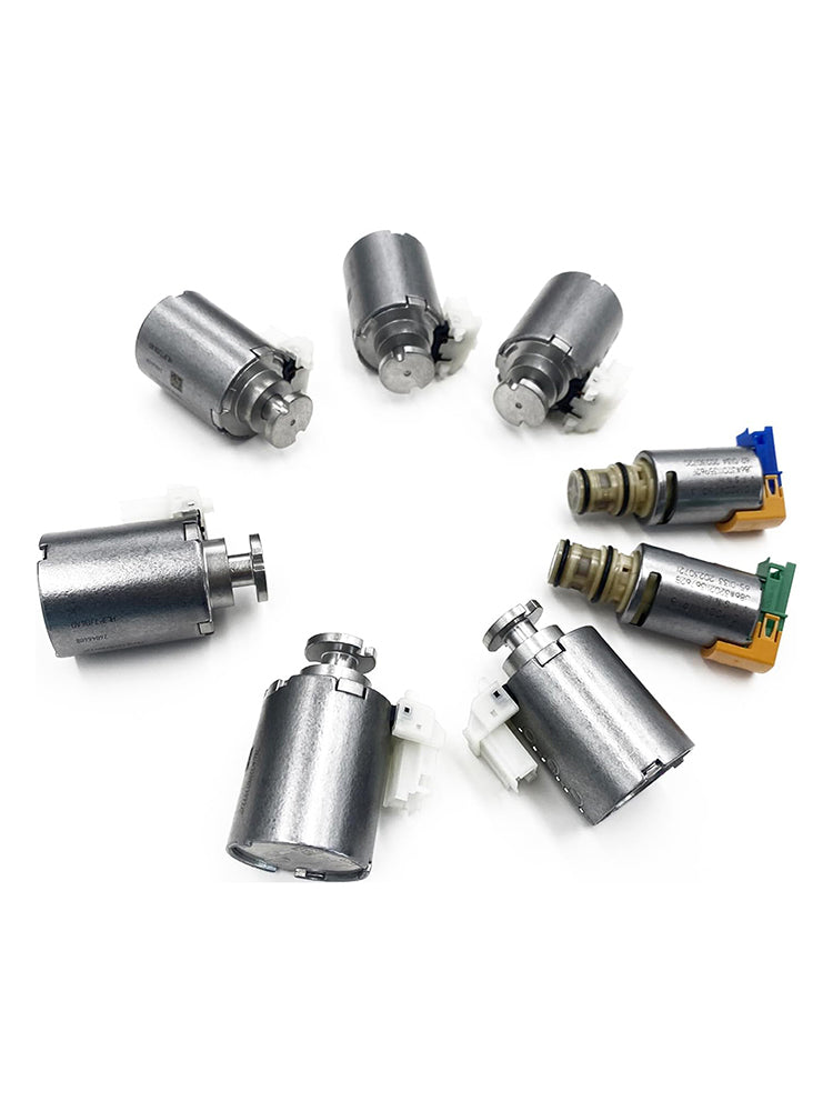 8-teiliges 10R80 Automatikgetriebe-Magnetventil-Set für Ford Mustang (ab 2017) mit 4-, 4-, 2,3- und 5,0-Liter-Motoren (L4, V8).