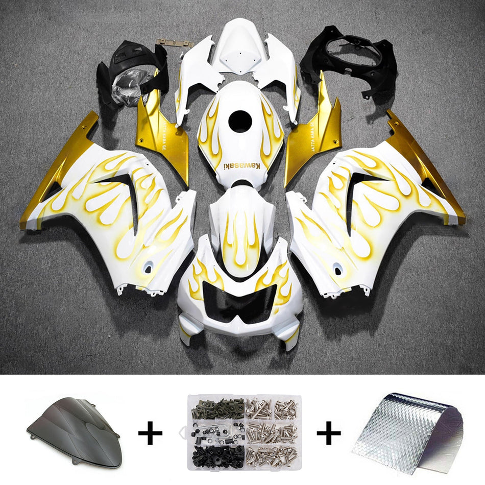 Verkleidungssatz aus ABS-Kunststoff, passend für Kawasaki EX250 Ninja250R 2008-2012