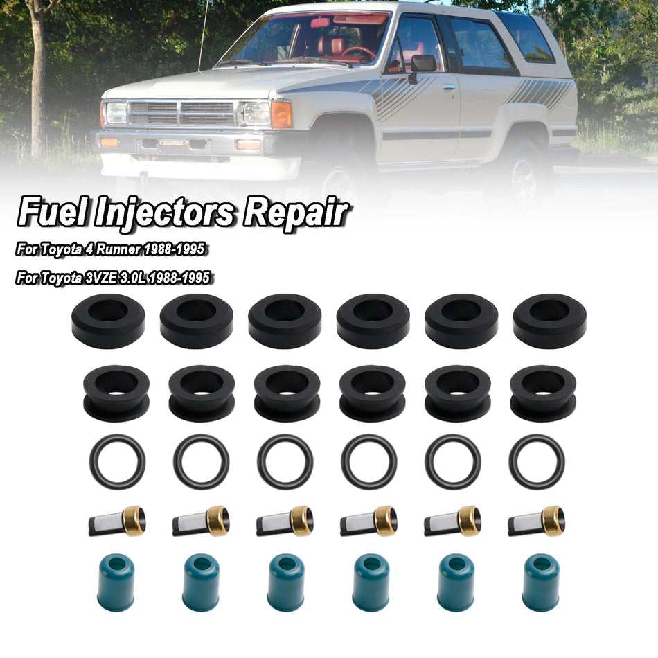 1988-1995 Toyota 3VZE 3.0L LKW-Kraftstoffeinspritzdüsen-Reparatur-Dichtungs-Umbausatz