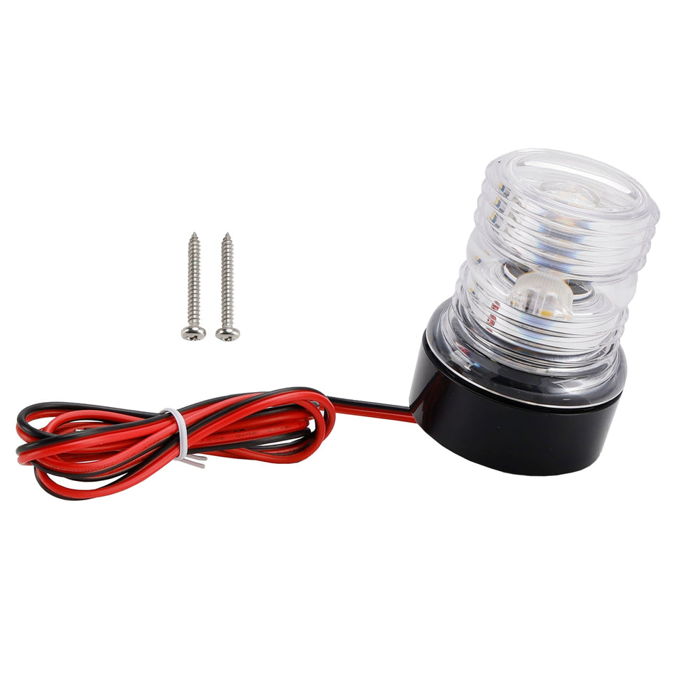 2,7-W-LED-Navigationssignalleuchte, Ankerleuchte, runde Lampe für Boote und Yachten, Schutzart IP66