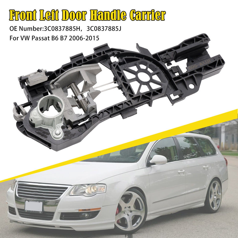 Türgriffträger vorne links für VW Passat B6 B7 (2006–2015), Teilenummer 3C0837885H