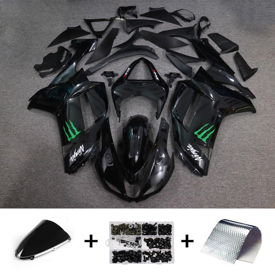 Verkleidungssatz aus ABS-Kunststoff, passend für Kawasaki ZX6R 636 (2007-2008)
